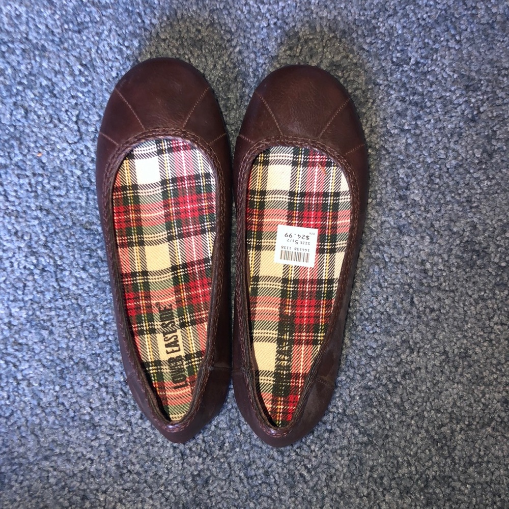 Brown Leather Flats